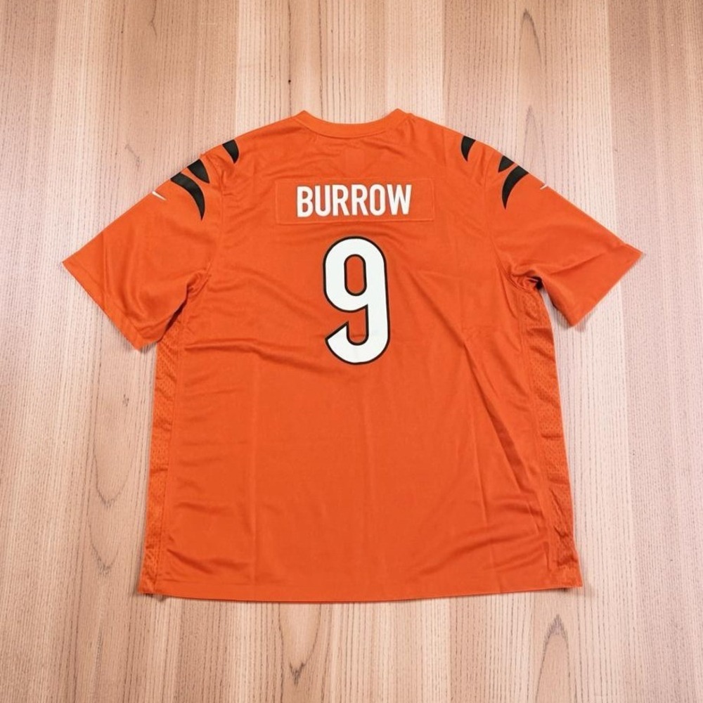 Nike Cincinnati Bengals Joe Burrow #9 Alternate Orange Jersey Men's 3XL NWT